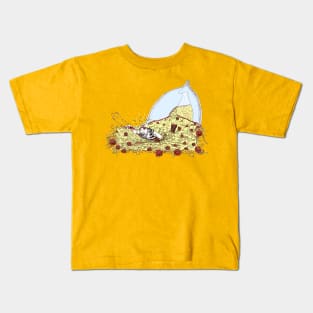 Spaghetti Bag Swimmer EXTENDED Kids T-Shirt